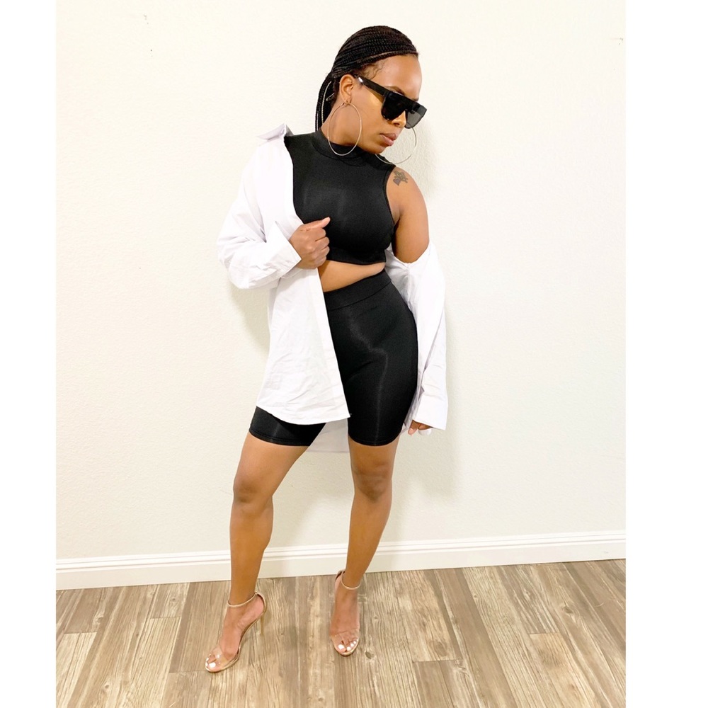 Biker Short Set